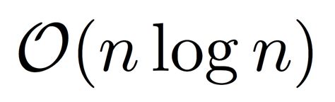 Big O and related notations in LaTeX – texblog