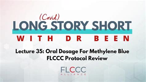 Long Story Short Episode 35: Oral Dosage For Methylene Blue - FLCCC ...