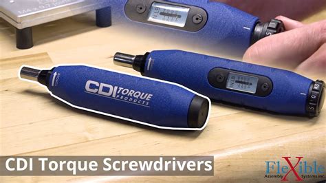 CDI Torque Screwdrivers - Flexible Assembly Systems - YouTube