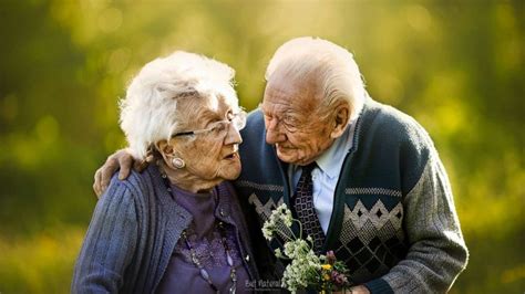 Older couples celebrate their long-lasting love with magical ...