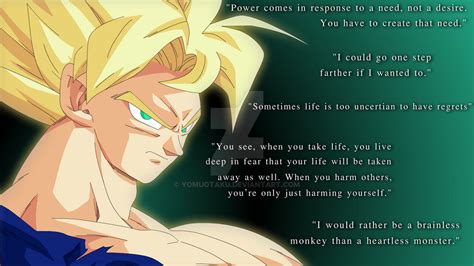 Goku Quotes by YoMuOtaku on DeviantArt