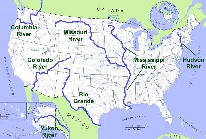 Map Of The Usa Rivers - Gabbi Joannes