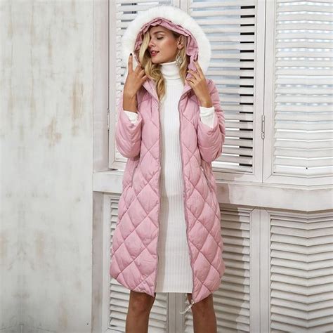 Women's Winter Long Down Coat | Long winter coats women, Winter coats ...