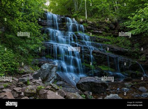 Beautiful waterfall, long exposure Stock Photo - Alamy