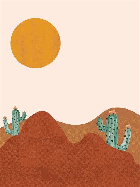 Desert Sun Art Print Duo Bohemian Wall Art Graphic Art | Etsy