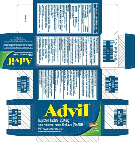 ADVIL (tablet, coated) Wyeth Consumer Healthcare LLC