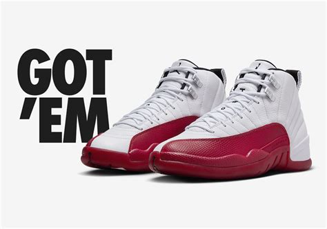 Cherry 12s Return For The Family On October 28th | Sneaker News