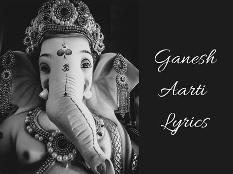 Here are the lyrics of the popular Ganesh Aarti lyrics for your Tuesday ...