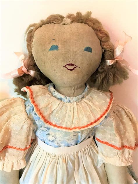 Antique Handmade Rag Doll | Etsy Agatha Christie, Ackley, Rag Dolls ...