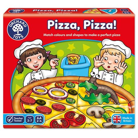 Pizza, Pizza Game | Orchard toys, Shape matching game, Childrens games