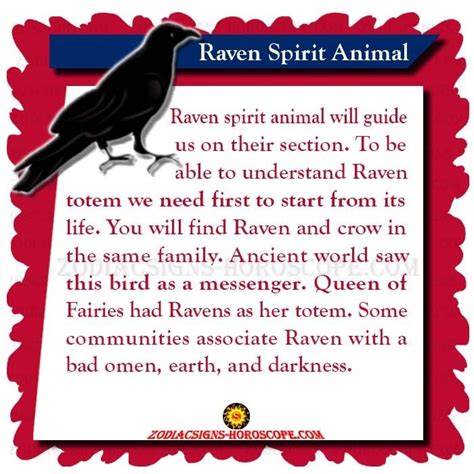 The Raven Spirit Animal: Meaning, Symbolism and Dream of Raven Totem ...