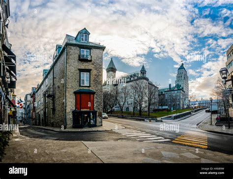 Architecture of Old Quebec - Quebec City, Canada Stock Photo - Alamy