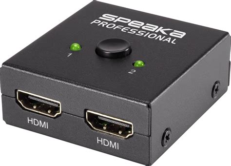 Dinger 2 Port HDMI Bi-Direction Switch HDMI Port Hub Supports Ultra HD ...