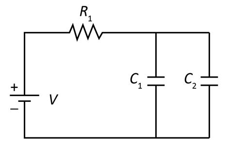 A circuit contains two capacitors in parallel wired class 12 physics ...