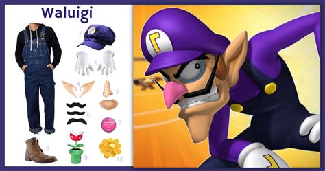 DIY Waluigi Costume Ideas 2022 | Cosplay And Halloween Ideas