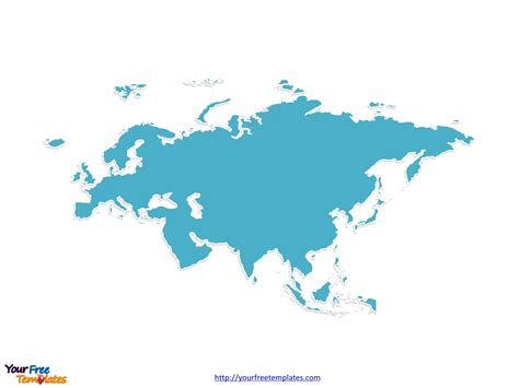 Eurasia_Outline_Map - Free PowerPoint Template