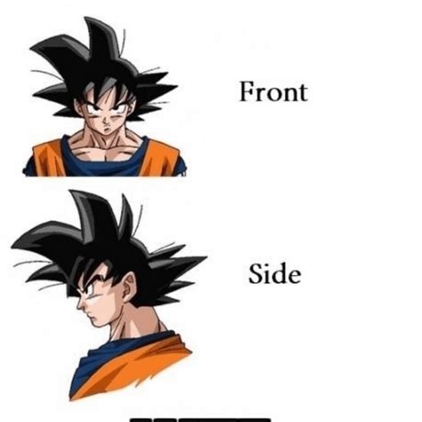 Explain the physics behind Goku's hair : r/dbz