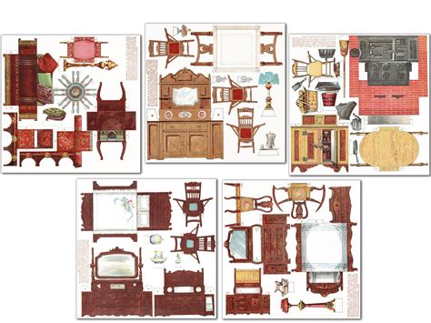 Buy Paper Doll House Furniture Paper Doll Printable Digital Online in ...