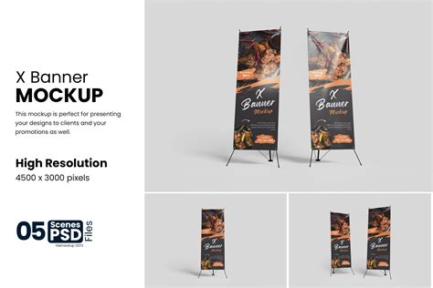 X Banner Mockup - Design Cuts