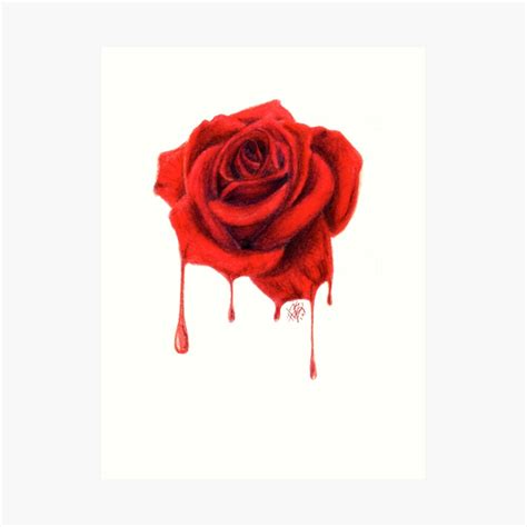 "Painting the Roses Red" Art Print by Hazedesign | Redbubble