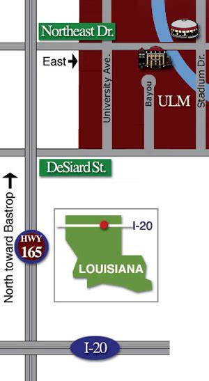 54th Annual Delta Tau Alpha National Convention: Parking | ULM ...