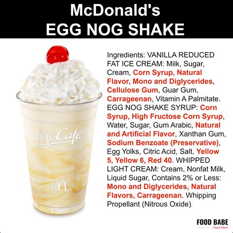 They Say McDonald's Is Removing Artificial Ingredients - But The Menu ...