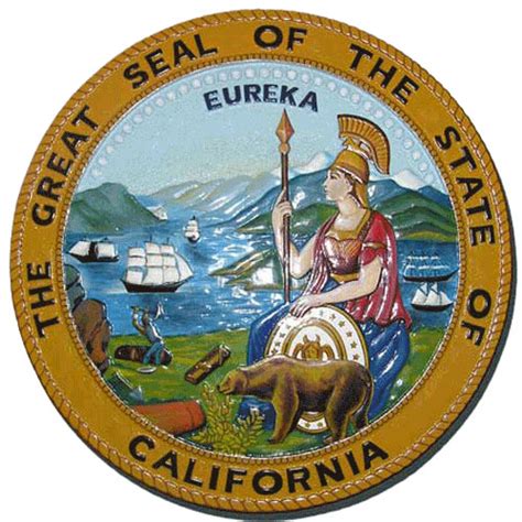 Buy California State Seals official wooden plaques & podium logo emblems