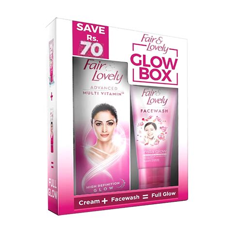 Buy Glow & Lovely Glow Box (Glow & Lovely Advanced Cream + Glow ...