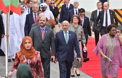 Inaugural ceremony of the 8th President of the Maldives - The Arrival