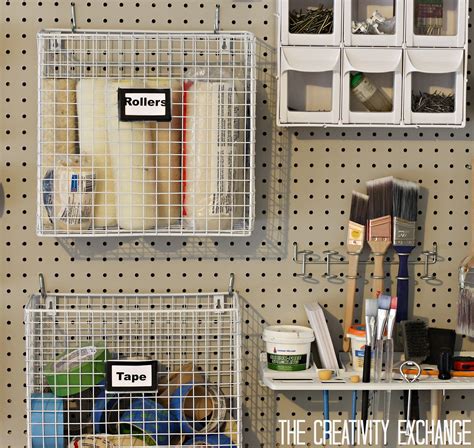 Organizing the Garage with DIY Pegboard Storage Wall