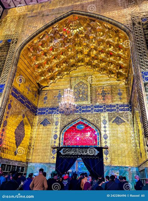 Shrine of Imam Ali in Najaf Editorial Photo - Image of shrine, holy ...