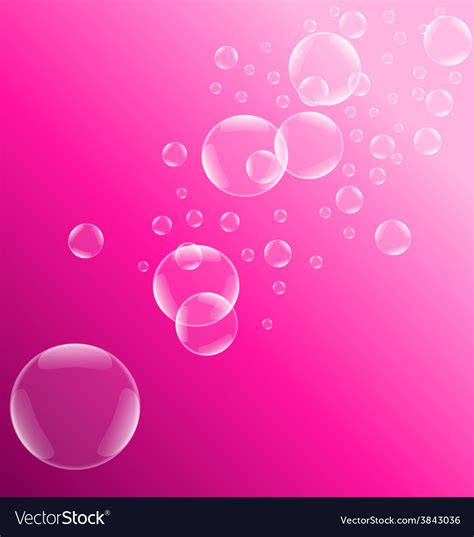 Pink bubble background Royalty Free Vector Image