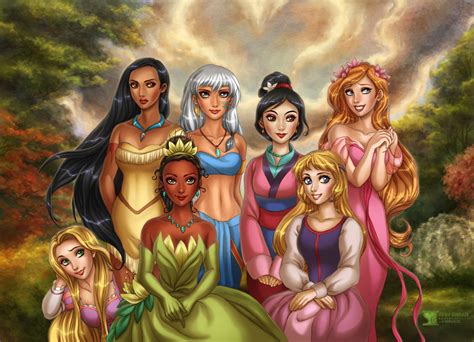 Princesses 2 - Disney Princess Fan Art (25409736) - Fanpop