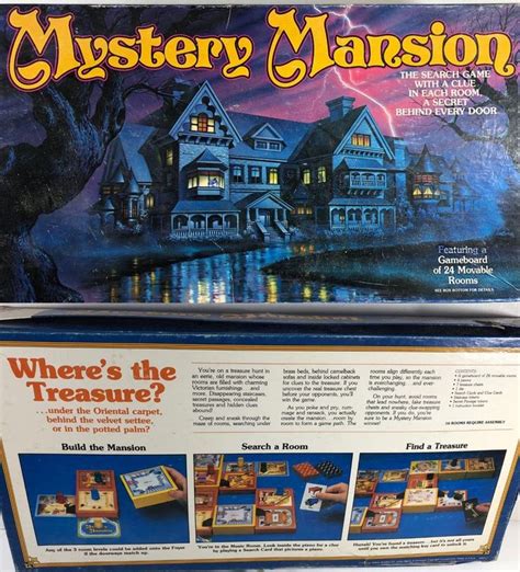 Vintage Mystery Mansion Board Game by Milton Bradley 1984 # ...