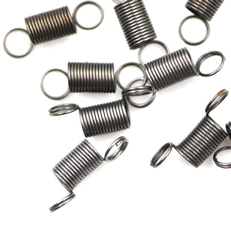 10Pcs/lot Mini Spring Stainless Steel Dual Hook Small Tension Spring ...