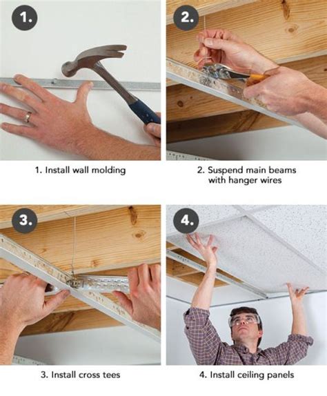 How To Hang Things From Ceiling Tiles | Americanwarmoms.org