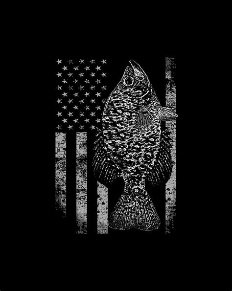 Crappie Flag Crappie Fishing Flag Digital Art by Mari Filppula