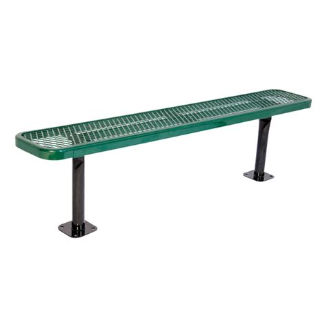 Norwood Commercial Furniture Heavy-Duty Park Bench w/o Back - Diamond ...