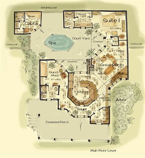 Tony Soprano House Floor Plan