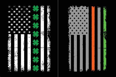 Irish American Flag Vector Art, Icons, and Graphics for Free Download