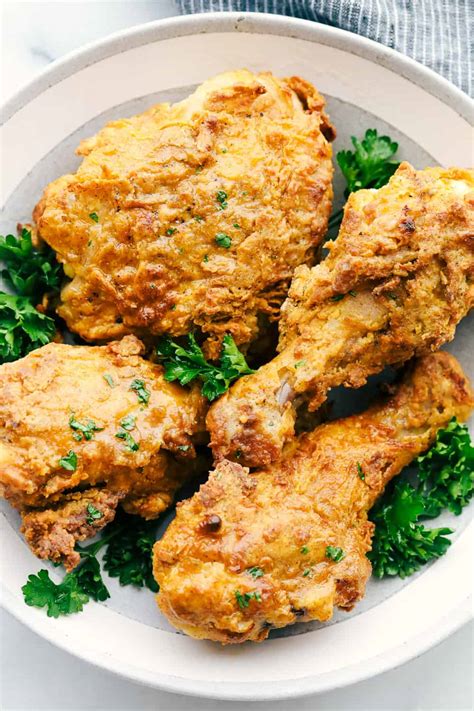 crispy air fried chicken recipe - setkab.com