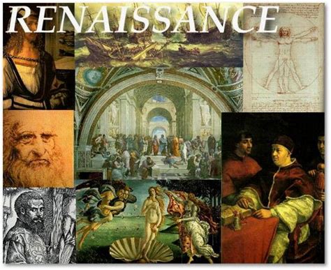 The Renaissance - Rhonda's Page