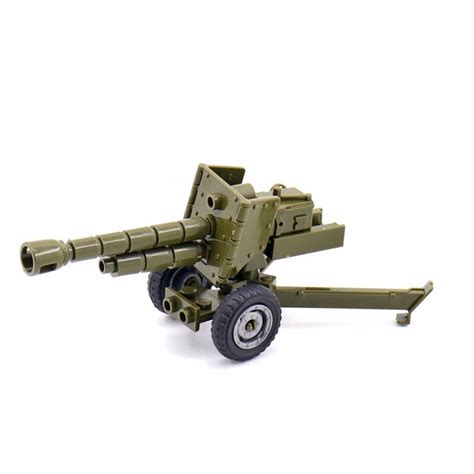 US WW2 Howitzer Artillery Gun - BrickArmyToys