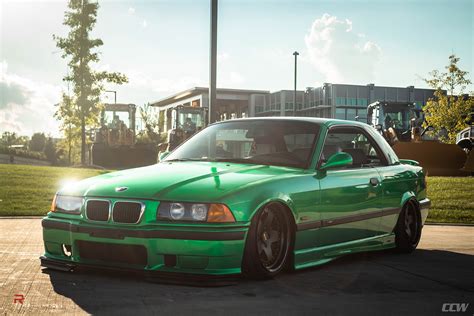 Green BMW E36 M3 - CCW Classic 5 Wheels - CCW Wheels