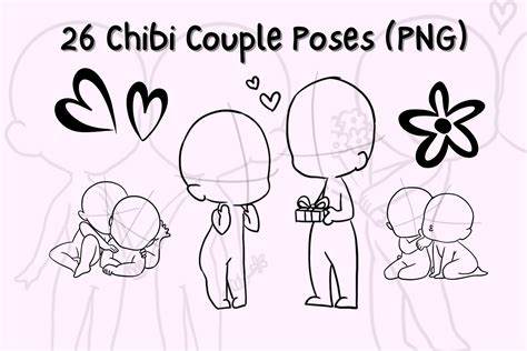 Chibi Body Stamps, Chibi Couple, Chibi Base, Chibi Anime Figure, Chibi ...