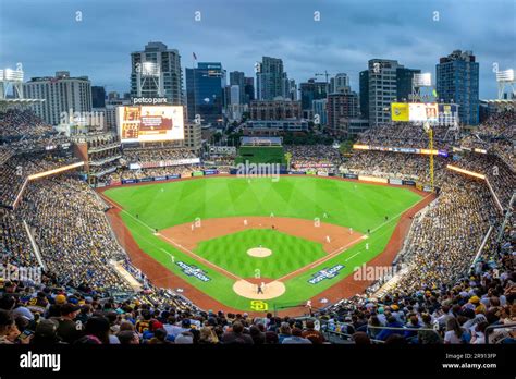 Petco Park, the baseball stadium home of the Major League team San ...