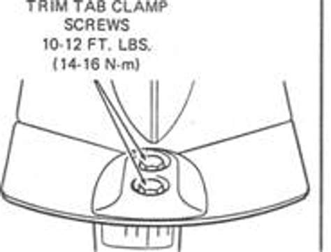 OMC Stringer Trim Tab Adjustment | Crowley Marine