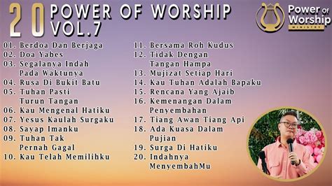 20 POWER OF WORSHIP SONGS VOL 7 - kompilasi karya Jonathan Prawira ...