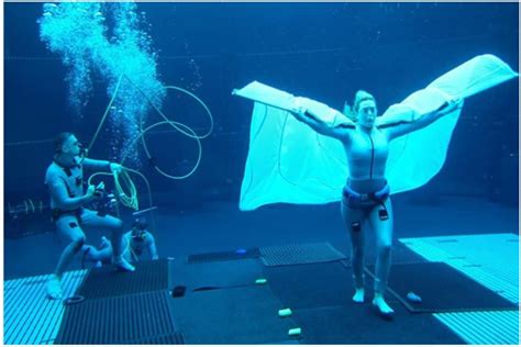 Avatar 2 Behind the Scene Still from Kate Winslet's Underwater ...