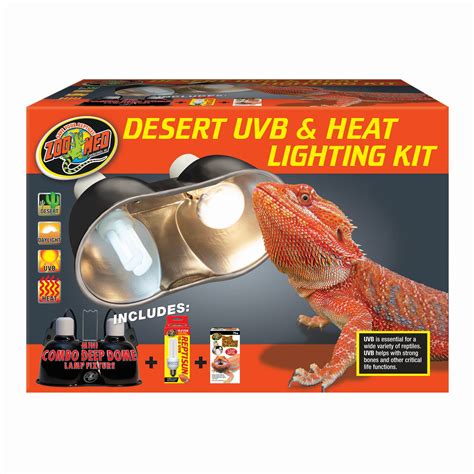 Zoo Med Desert UVB & Heat Lighting Dual Kit | Petco